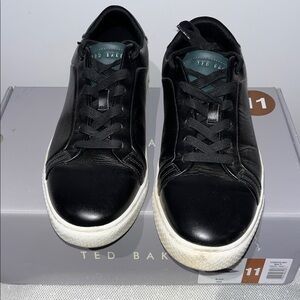 Ted Baker Black Leather Sneakers for Men